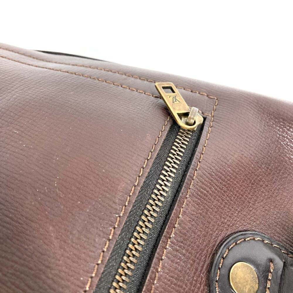 LOUIS VUITTON Authentic Brown Leather Tote Bag - Picture 9 of 16